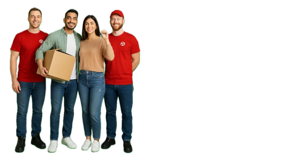 Professional movers loading a truck in Los Angeles – iBox Moving Company